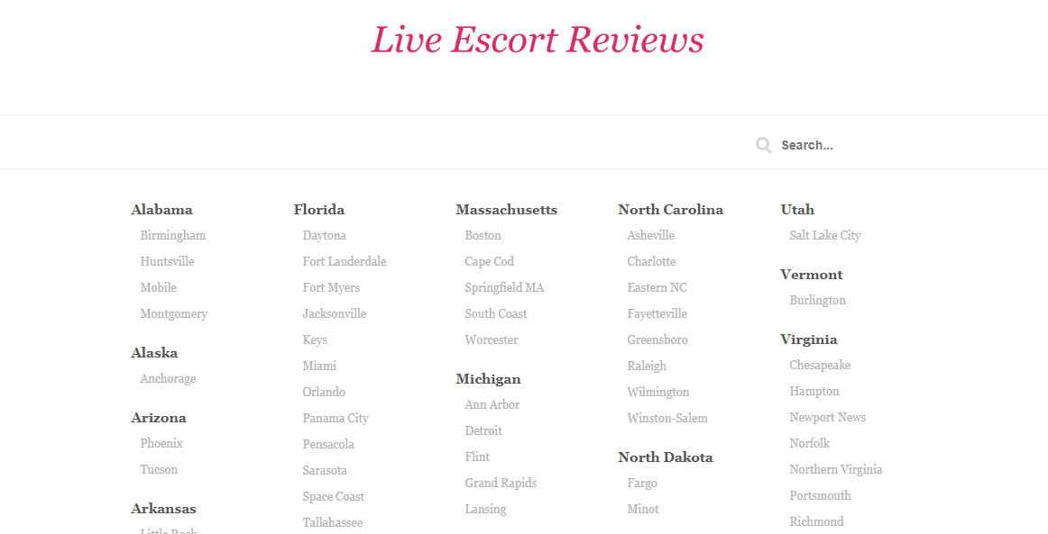Escort Review Live